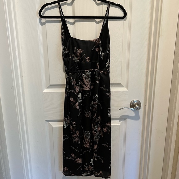 ASTR Satin Floral Print Wrap Dress- Size Small - Picture 3 of 3